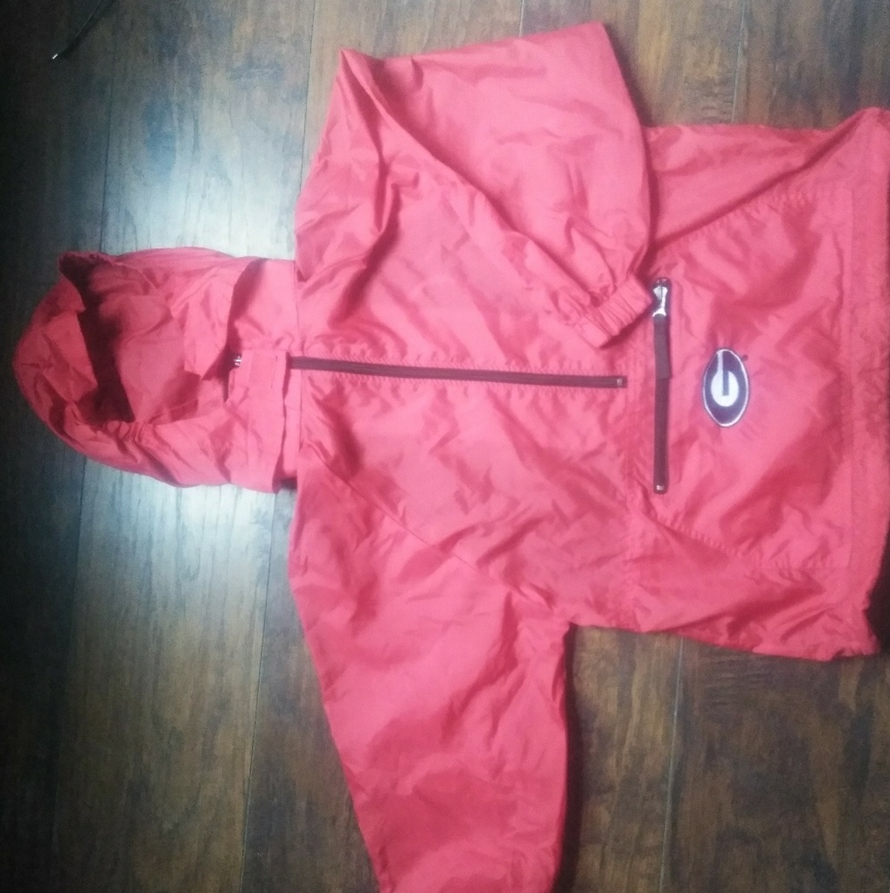 Georgia bulldog raincoat